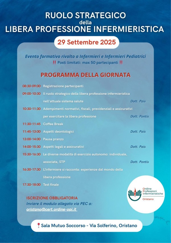 RUOLO STRATEGICO della LIBERA PROFESSIONE INFERMIERISTICA